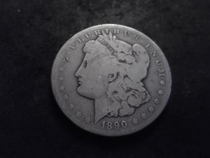 1890 CC Morgan Silver Dollar