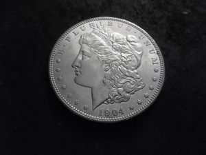 1904 O Morgan Silver Dollar