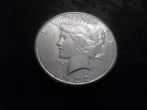 1922 S Peace Silver Dollar