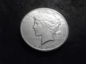 1923 S Peace Silver Dollar