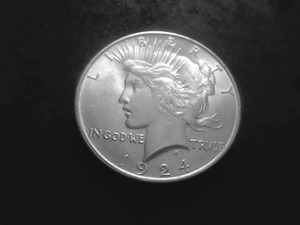 1924 Peace Silver Dollar