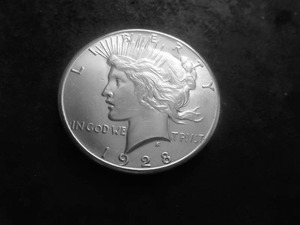 1928 Peace Silver Dollar