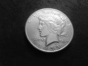 1935 S Peace Silver Dollar