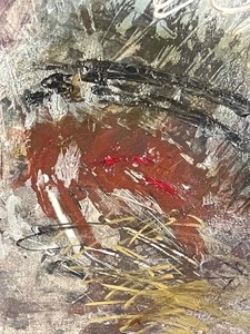lot 33 image: Amazing Original Framed Abstract Art
