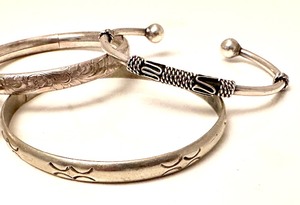 lot 50 image: Four Bracelets