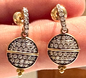 lot 74 image: Frieda Rothman Sterling Earrings