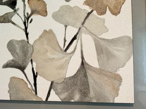 lot 86 image: Framed Art Deco Ginkgo Leave Print