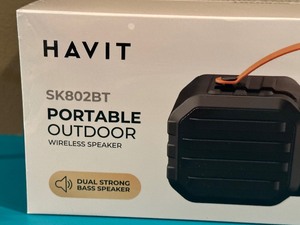 lot 92 image: HAVIT Portable Speaker - NEW