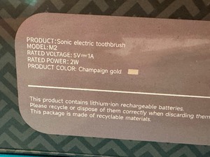 lot 94 image: Sodentist Electric Toothbrush - NEW