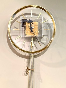 lot 18A image: Vintage Howard Miller Wall Clock