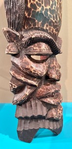 lot 113 image: Carved Wooden Tribal Figurine