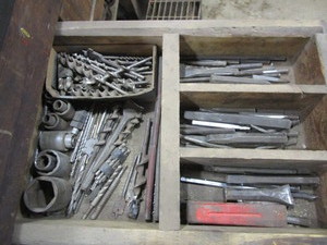 lot 71 image: Punches, Chisels, Wood Bits