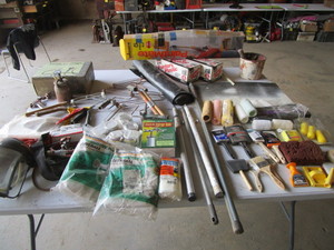 lot 75 image: Large Lot of Painting Items (see pics)