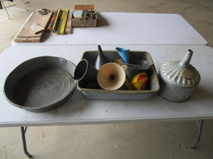 lot 78 image: Funnels & Drain Pan