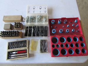 lot 89 image: LetterNumber Stamps & Misc. Hardware
