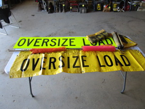lot 90 image: OversizedWide Load Signs