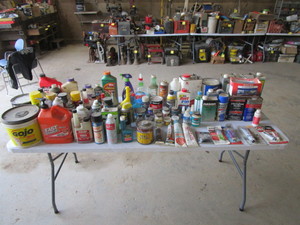 lot 102 image: Chemicals, Sprays, Misc.