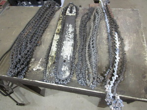 lot 106 image: Chain Saw Blades & Bars