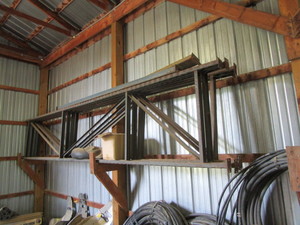 lot 138 image: (4) 36x16 Pallet Racking Uprights
