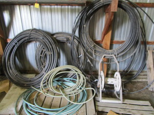 lot 144 image: Misc. Water Hose, Water Pipe, Reel