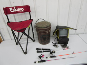 lot 165 image: Ice Fishing Items