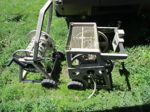lot 214 image: Garden Hose Reels