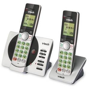 lot 78 image: 2 Handset Cordless Answering System with Caller IDCall Waiting