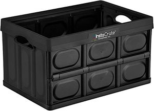 lot 27 image: GreenMade InstaCrate Collapsible Storage Container, 12 gal, Black