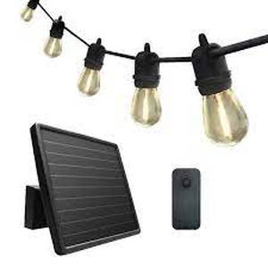 lot 46 image: Sunforce 35 Solar String Lights with Remote Control