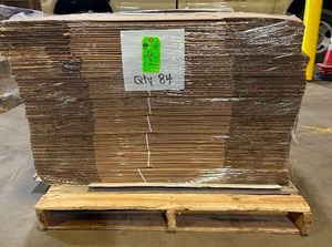 lot 3 image: 20x20x20 Corrugated Boxes