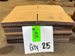 lot 34 image: 10x10x6 Corrugated Boxes