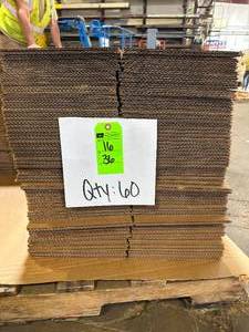 lot 36 image: 10x10x2 Corrugated Boxes