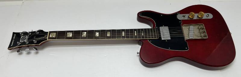 1973 Ampeg Telecaster GEH-150 Heavy Stud Trans Cherry Orig With