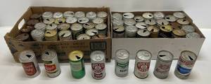 lot 240 image: Large Group Of Vintage Beer Cans Including Schmidt And More ( All Empty )