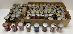 lot 241 image: Large Group Of Vintage Beer Cans Including Blatz And More ( All Empty )