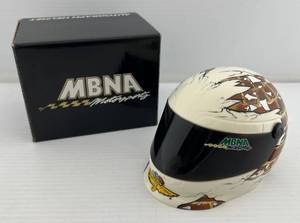lot 270 image: NASCAR Indianapolis Motor Speedway Mini Helmet MBNA Motorsports ( NIB)