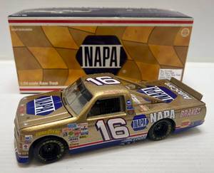 lot 6 image: 1997 124 Scale Die-Cast ( Ron Harnaday ) ( Limited Edition ) Gold Chanpionship Edition Race Truck