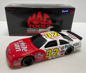 lot 15 image: Action 124 Scale Die-Cast Stock Car ( BANK ) Mac Tools Motorsports 1997 Ford # 32 ( Dale Jarrett ) ( Limited Edition 13,500 )
