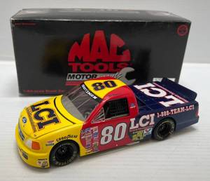 lot 23 image: 1997 Mac Tools Motorsports 124 Scale Die-Cast Stock Car # 80 LCI  ( Joe Ruttman ) ( Limited Edition 13,500 )