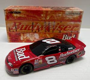 lot 27 image: 1999 Action 124 Scale Die-Cast Stock Car # 8 ( Dale Earnhardt Jr. ) 1999 Monte Carlo Budweiser ( Limited Edition )