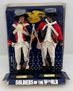 lot 112 image: Soldiers Of The World No. 98222 1776 American Patriot & British Redcoat12 Action Figures ( New Without Box )
