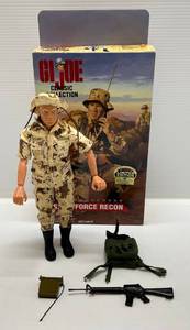 lot 119 image: 1997- 98  Hasbro G.I. Joe Limited Edition U.S.M.C. Force Recon  Action Figure  ( Used Semi Complete In Original Box )