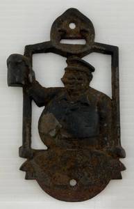 lot 174 image: Vintage Bartender Cast Iron Wall Hung Bottle Opener