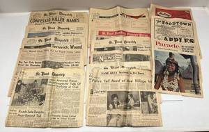 lot 214 image: Group Of 1960s Newspapers And More