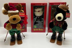 lot 216 image: Three Vintage Department 56 Rockin Rollers In Original Boxes