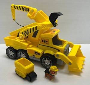 lot 291 image: Vintage Paw Patrol, Ultimate Rescue Construction Truck With Lights, Sound And Mini Vehicle With Rubble Figure