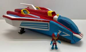 lot 293 image: Vintage Paw Patrol, Super PAWS, 2-In-1 Transforming Mighty Pups Jet With Ryder Figure