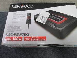lot 1 image: Kenwood Compact Powered Subwoofer o...