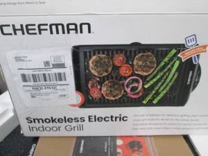 lot 14 image: Chefman Electric Smokeless Indoor G...
