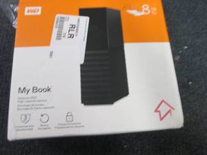 lot 44 image: Western Digital My Book 8TB USB 3.0...